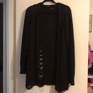 Torrid size 1 distressed sweater